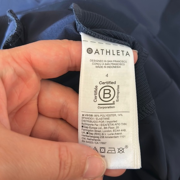 Athleta brooklyn ankle pant in navy - Picture 4 of 5